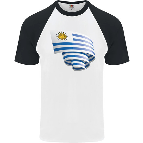 Arricciato bandiera uruguay - arricciato,