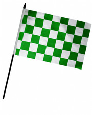 Bandiera a mano a scacchi