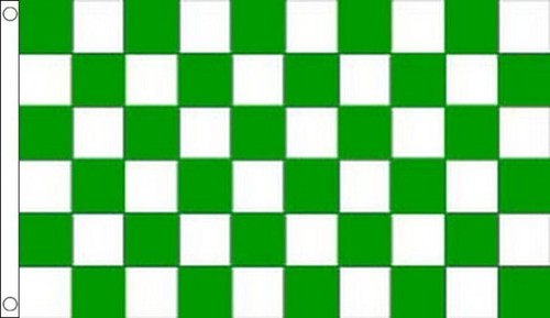 Bandiera scacchi verdi e - a,