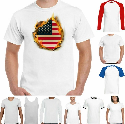 Maglietta uomo usa luglio - maglietta, 4